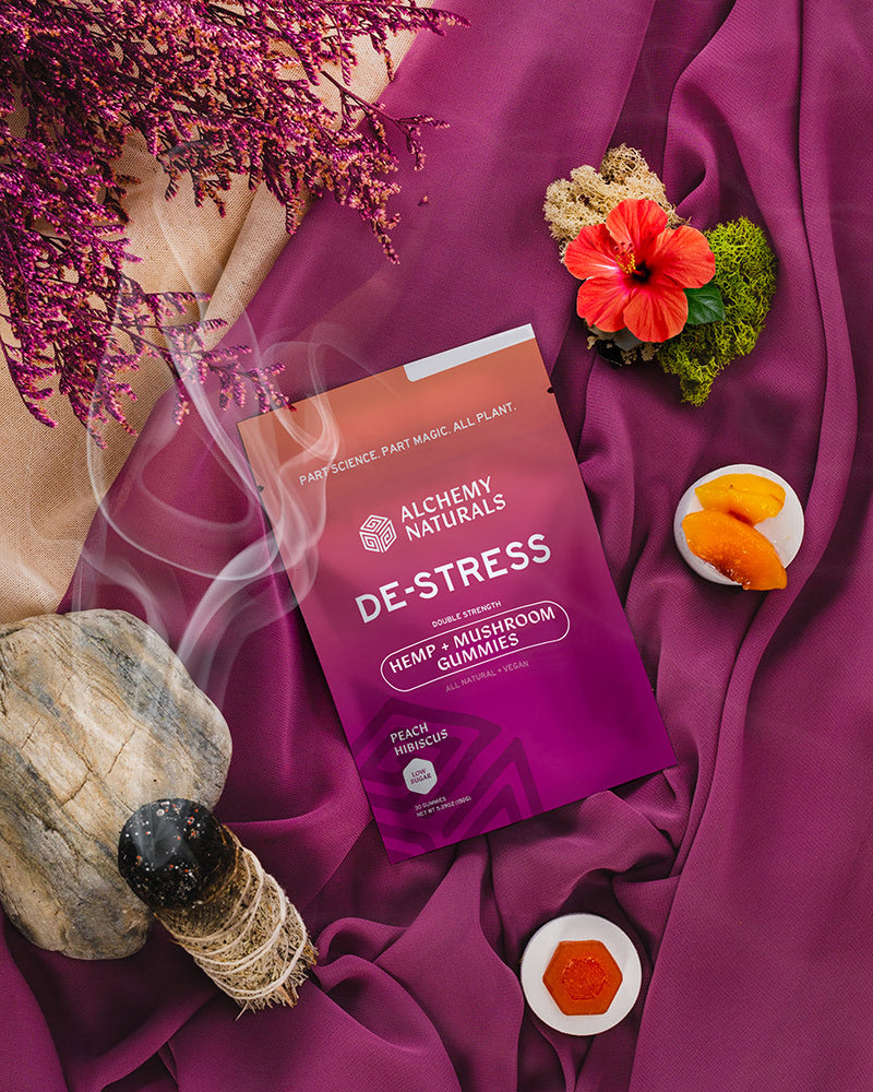 Full Spectrum Hemp and Reishi Mushroom stress gummies