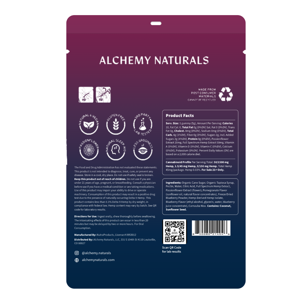 Hemp Gummies For Sleep - Full Spectrum